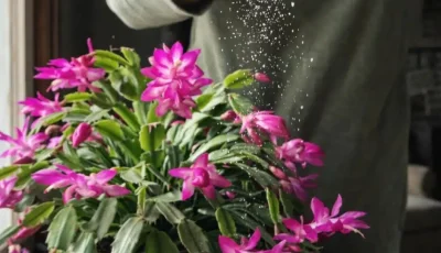 Why Gardeners Are Sprinkling This White Powder on Christmas Cactus (Bigger Blooms Explained)